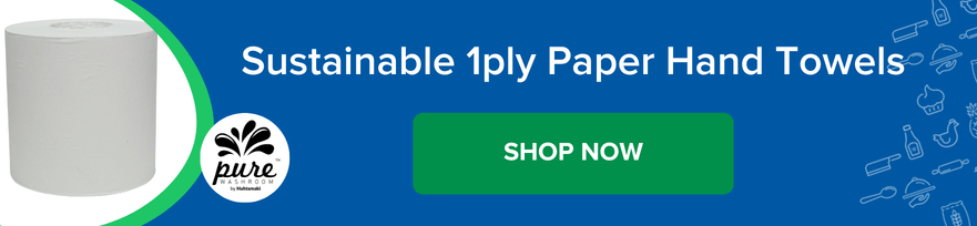 Pure Premium - Cleaning Accessories - 36186 Sustainable 1ply Paper Towel (881x204).png